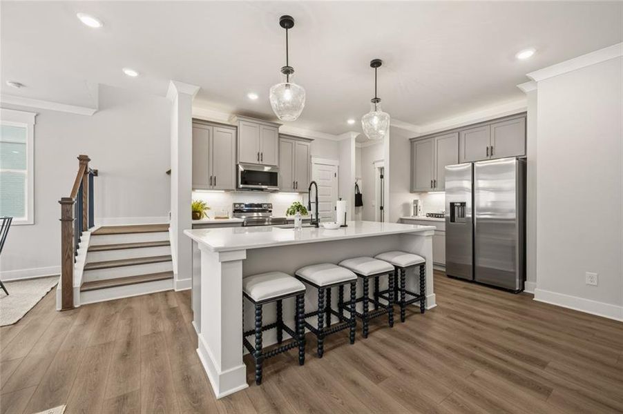 Furnished interior view inside a new home in Millstone at Mundy Mill, Gainesville (Image 30).