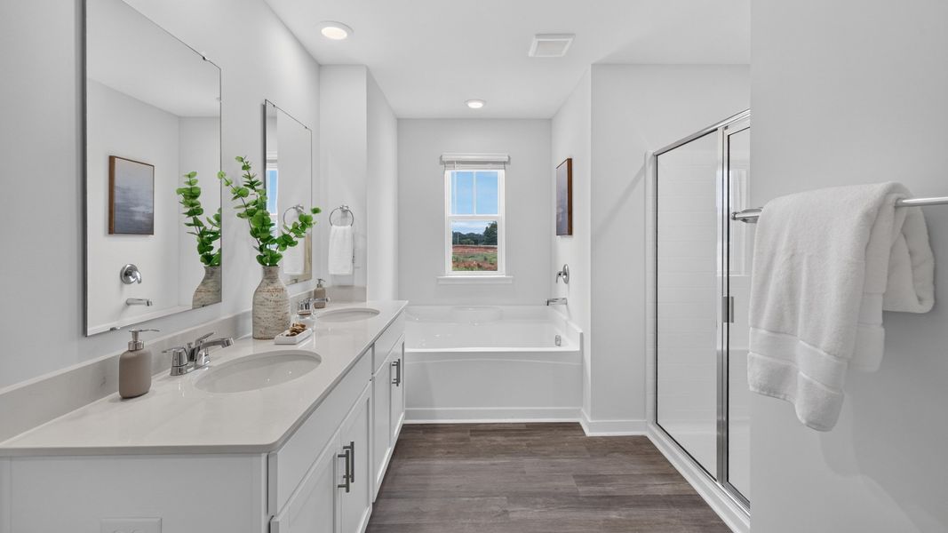 Furnished interior view inside a new home in Laurelbrook, Sherrills Ford (Image 26).