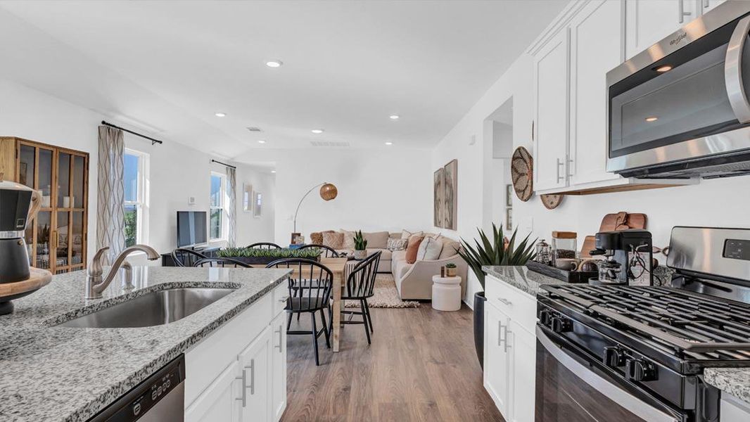 Furnished interior view inside a new home in Prairie Lakes, Buda (Image 17).