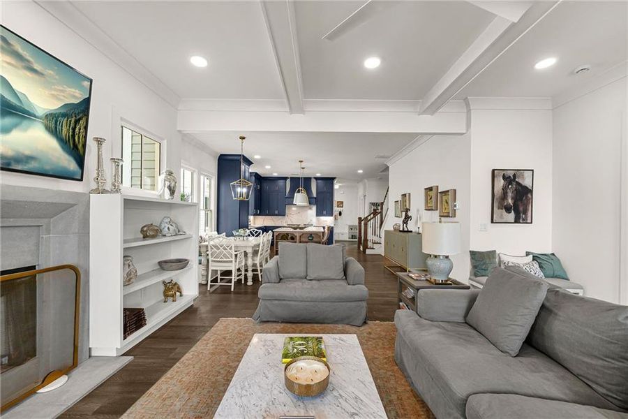 Furnished interior view inside a new home in , Milton (Image 7).