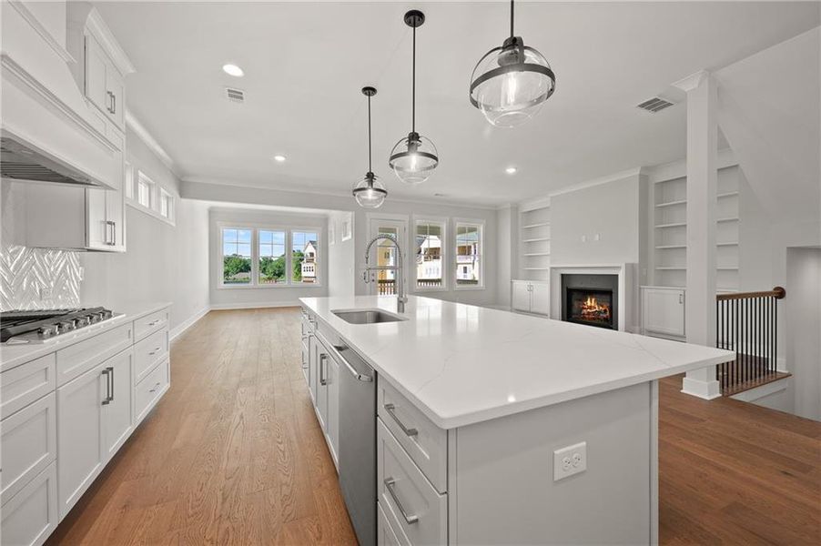 Furnished interior view inside a new home in , Woodstock (Image 9).