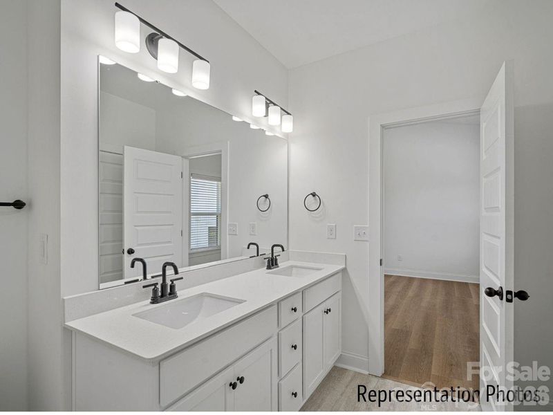 Furnished interior view inside a new home in , Charlotte (Image 8).