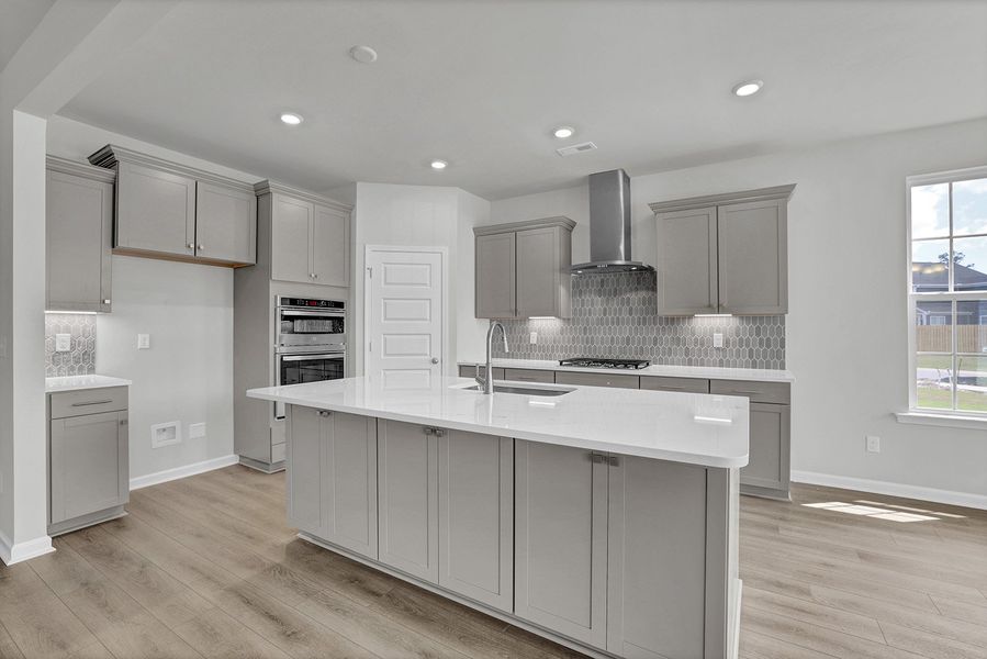 Furnished interior view inside a new home in Grand Park, Leland (Image 7).