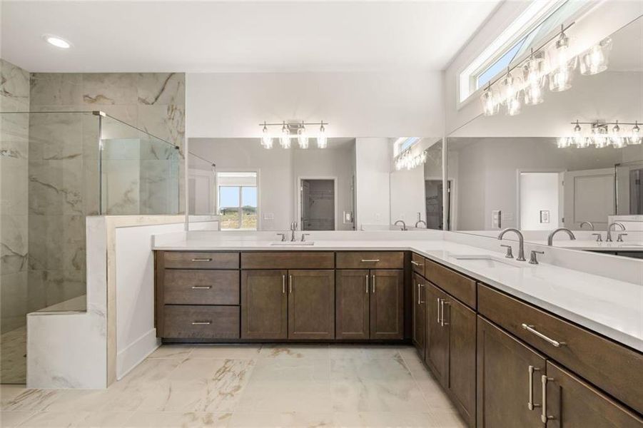 Furnished interior view inside a new home in Soleil Summit Chase, Snellville (Image 10).