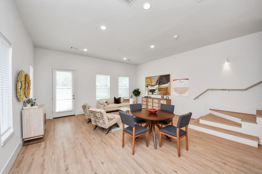 Furnished interior view inside a new home in , Houston (Image 36).