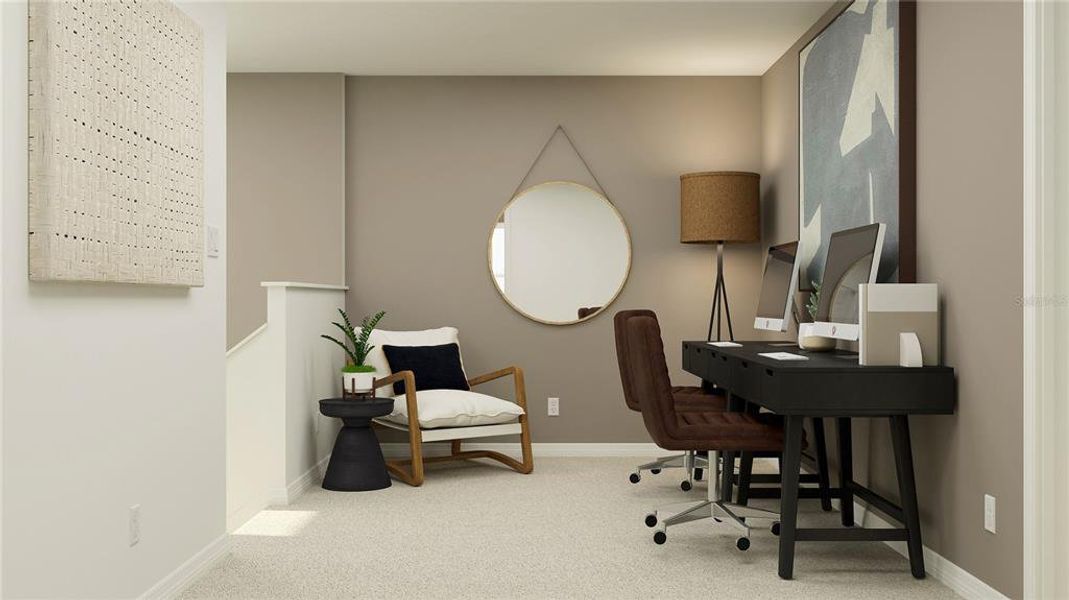 Furnished interior view inside a new home in Villa Mar, Winter Haven (Image 14). Furnished interior view inside a new home in Villa Mar, Winter Haven (Image 14).