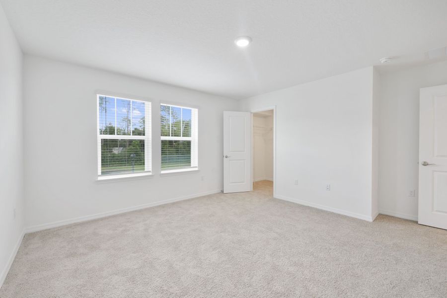 Spacious, unfurnished interior of a new home in Towns at Riverwalk, Sanford (Image 21). Spacious, unfurnished interior of a new home in Towns at Riverwalk, Sanford (Image 21).