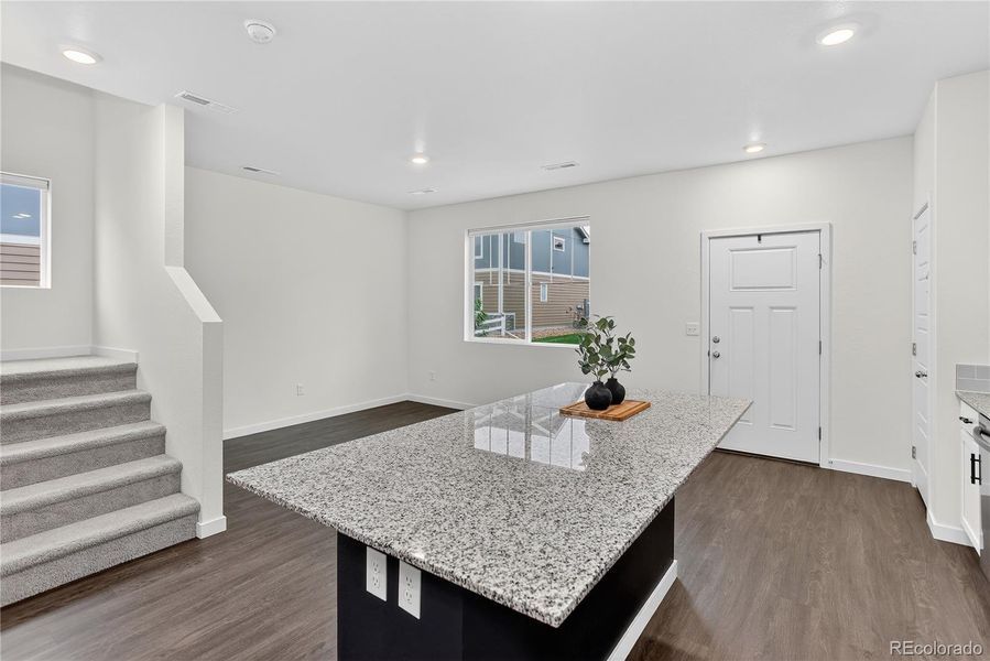 Furnished interior view inside a new home in , Johnstown (Image 3).