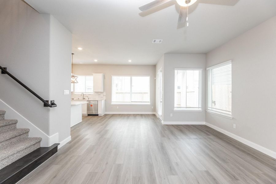 Spacious, unfurnished interior of a new home in Dunvale Village - Patio Home Collection, Houston (Image 25).