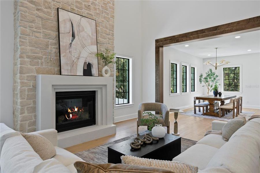 Furnished interior view inside a new home in , Tampa (Image 57).