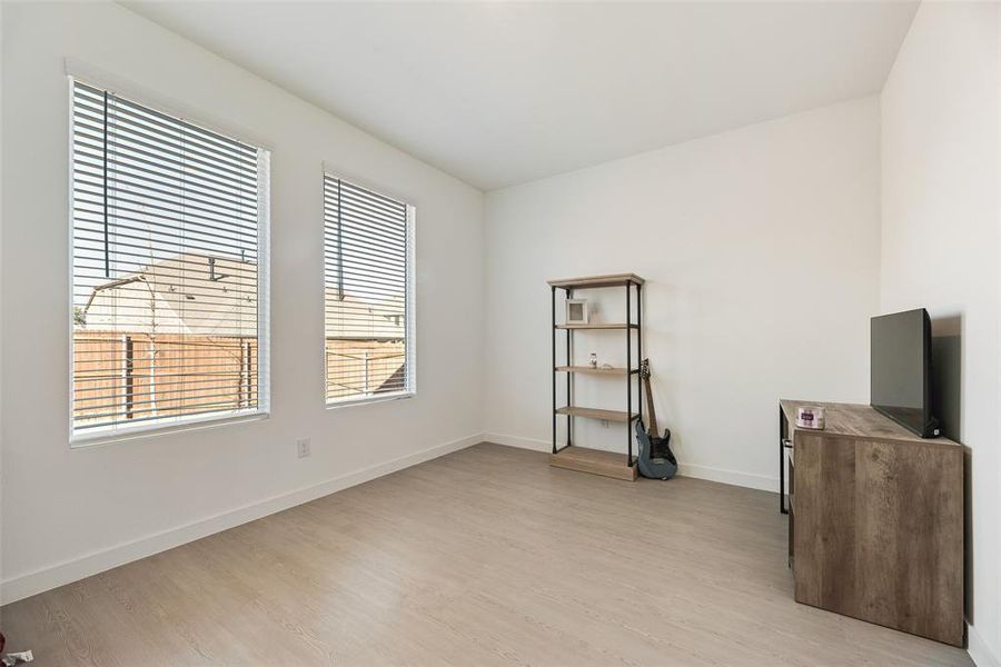 office / bonus room with double doors