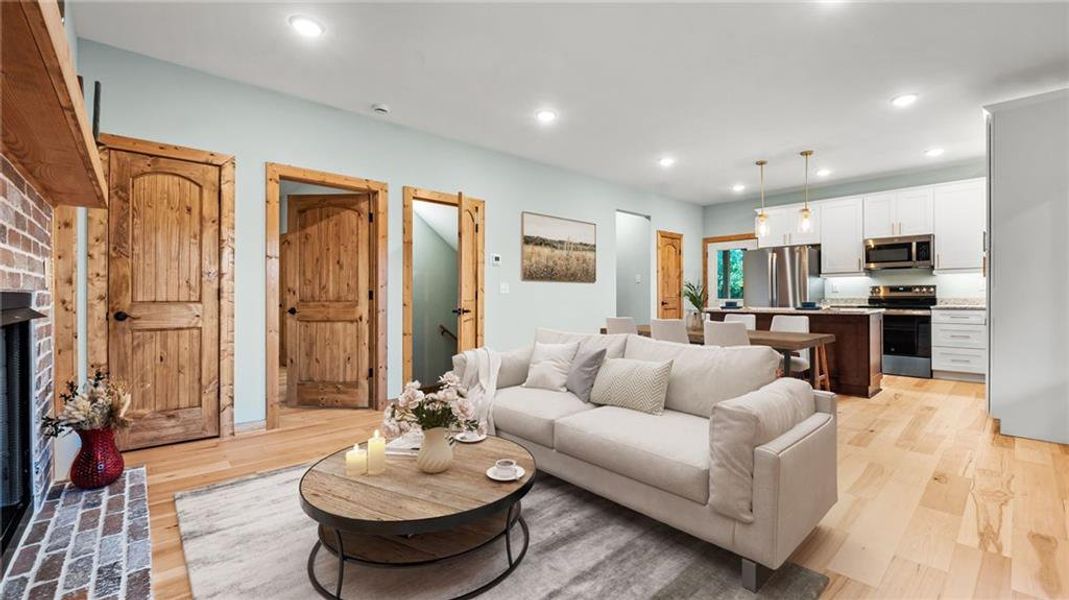 Furnished interior view inside a new home in , Ellijay (Image 15).