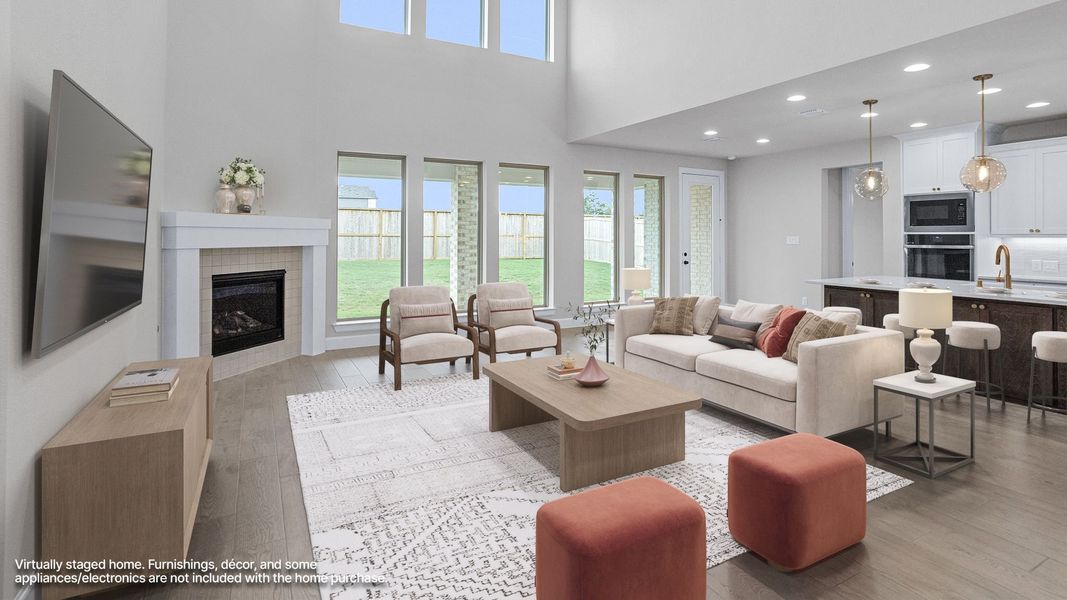 Furnished interior view inside a new home in Audubon, Magnolia (Image 4).