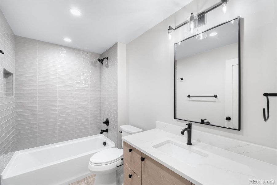 Furnished interior view inside a new home in , Denver (Image 19).