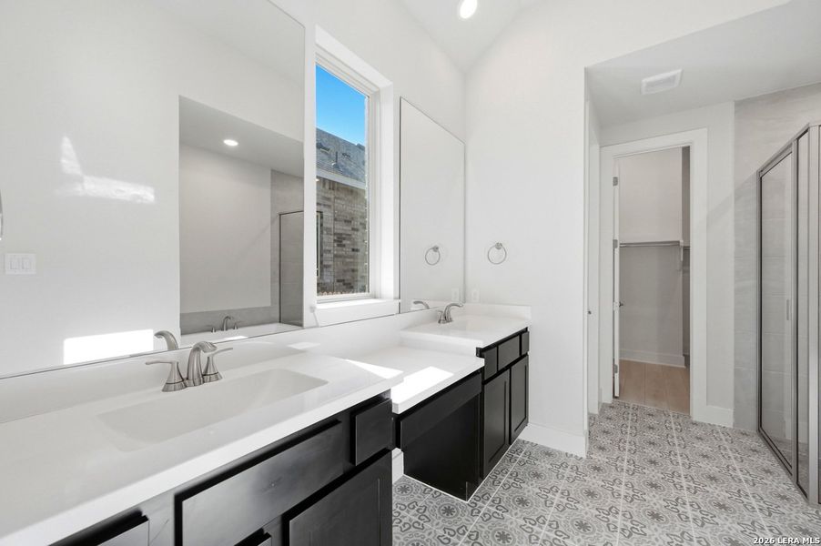 Furnished interior view inside a new home in Weston Oaks, San Antonio (Image 6).