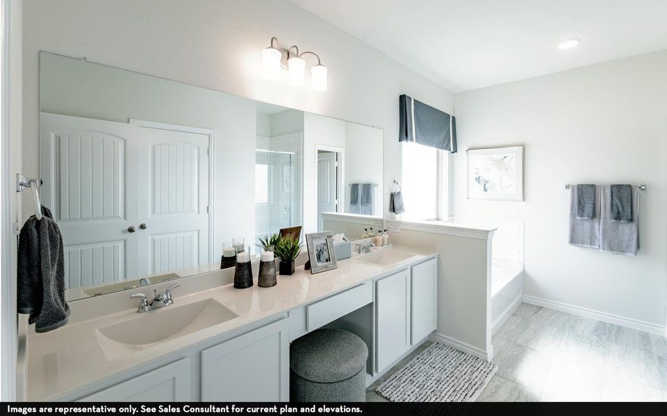 Furnished interior view inside a new home in Sunfield, Buda (Image 12).