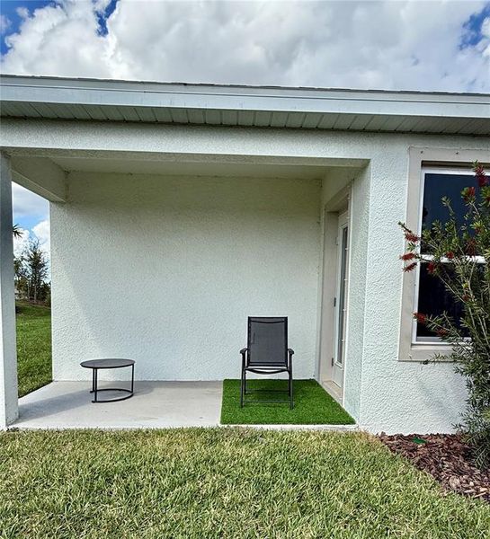 Exterior details and patio area of a home in Star Farms at Lakewood Ranch, Lakewood Ranch (Image 23).