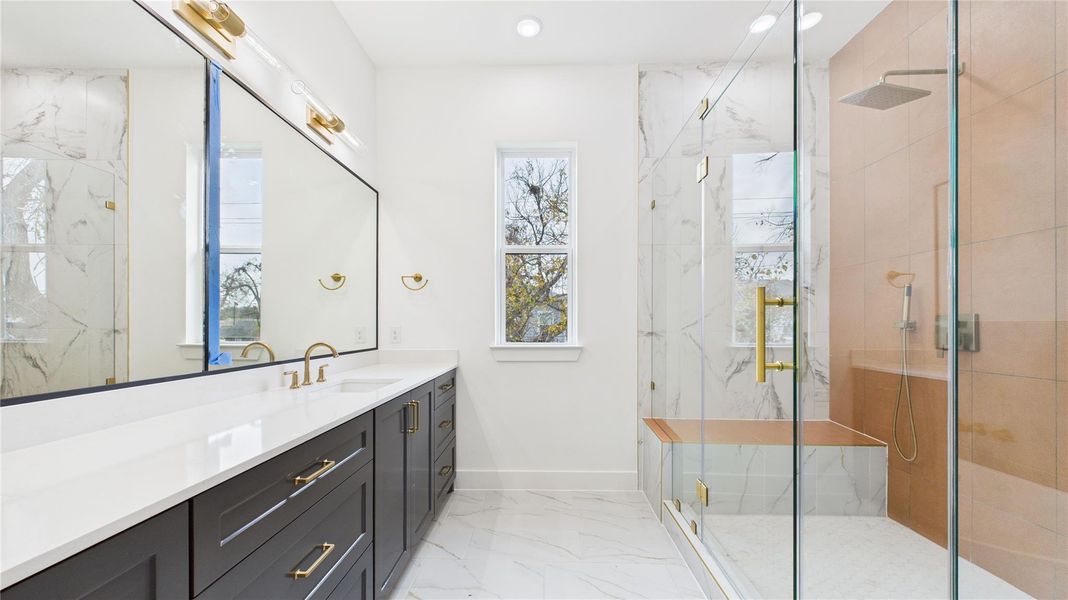 Furnished interior view inside a new home in , Houston (Image 4).