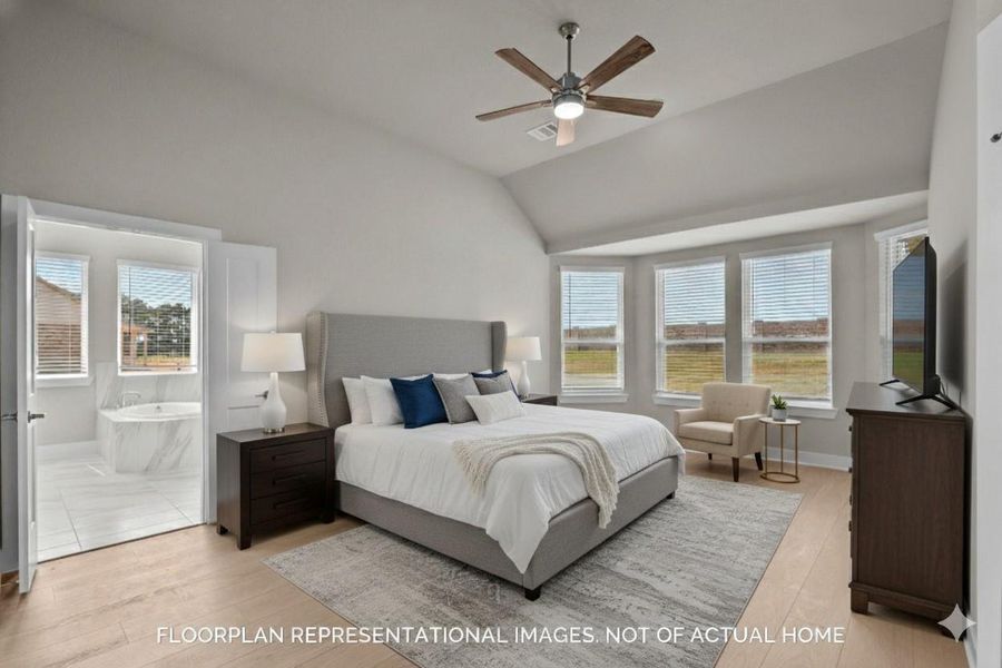 Furnished interior view inside a new home in Miller's Pond, Rosenberg (Image 5).