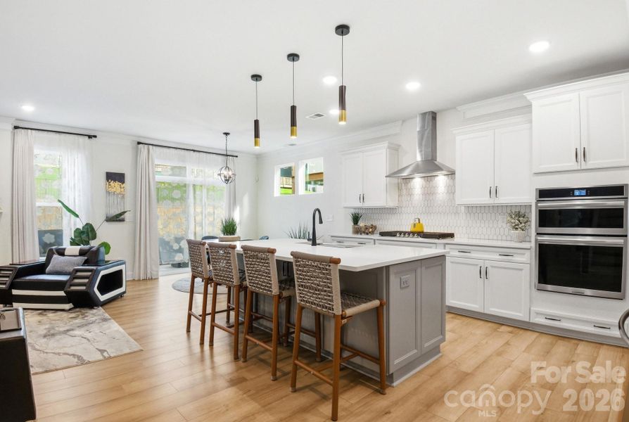 Furnished interior view inside a new home in Summerlin, Mooresville (Image 7).