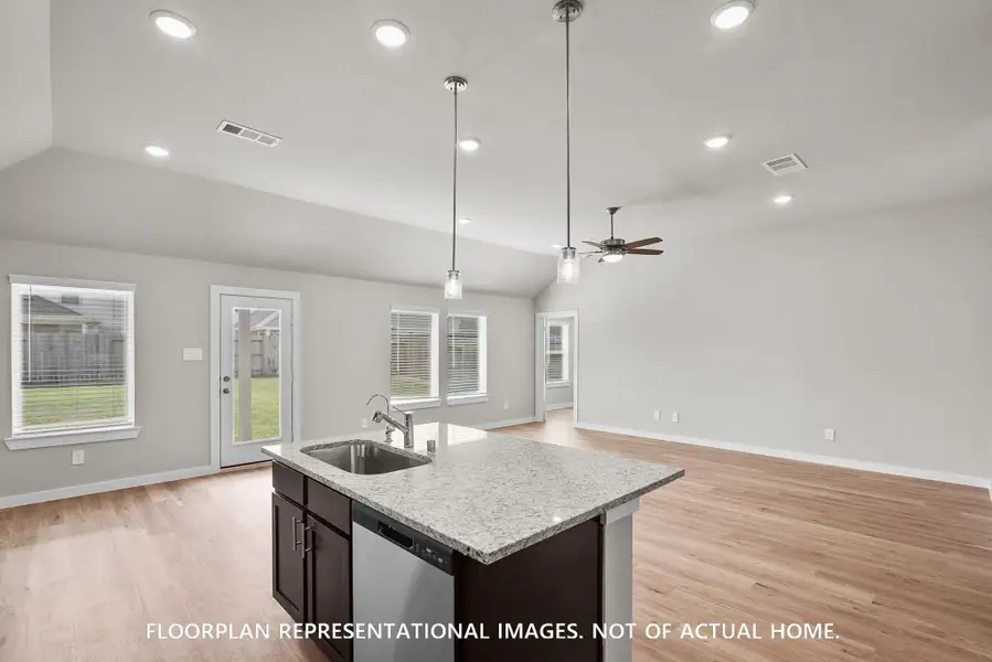 Furnished interior view inside a new home in Sorella, Tomball (Image 5).