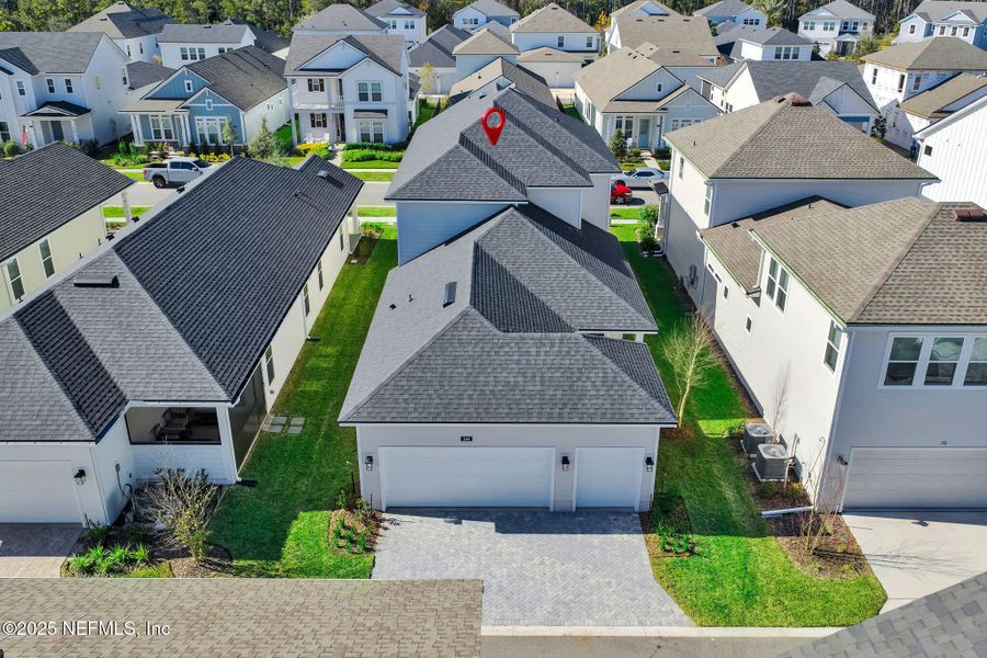Front exterior of a new home in Seabrook Village at Seabrook, Nocatee, FL, highlighting curb appeal (Image 25). Front exterior of a new home in Seabrook Village at Seabrook, Nocatee, FL, highlighting curb appeal (Image 25).