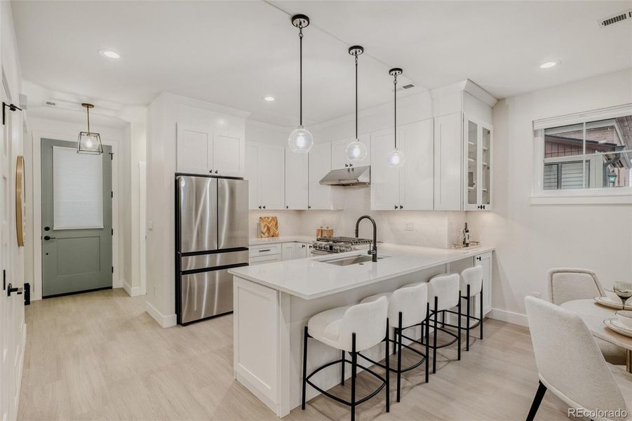 Furnished interior view inside a new home in , Denver (Image 11).