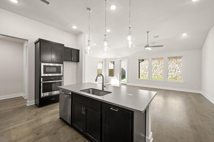 Furnished interior view inside a new home in Discovery Collection at Bridgewater, Midlothian (Image 8).