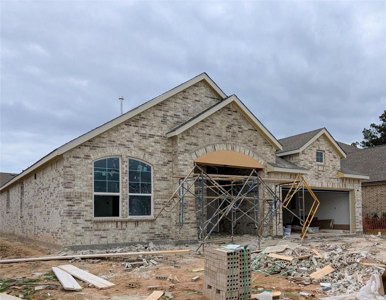 In-progress construction of a new home in Artavia, Conroe, TX (Image 14).