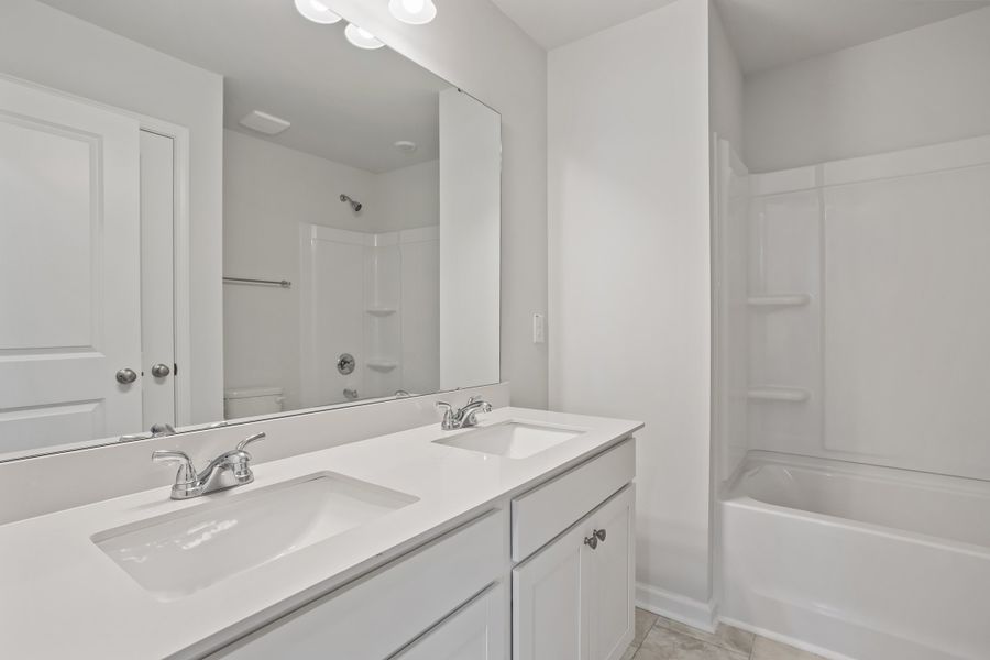 Furnished interior view inside a new home in Cambridge Reserve, Angier (Image 15). Furnished interior view inside a new home in Cambridge Reserve, Angier (Image 15).