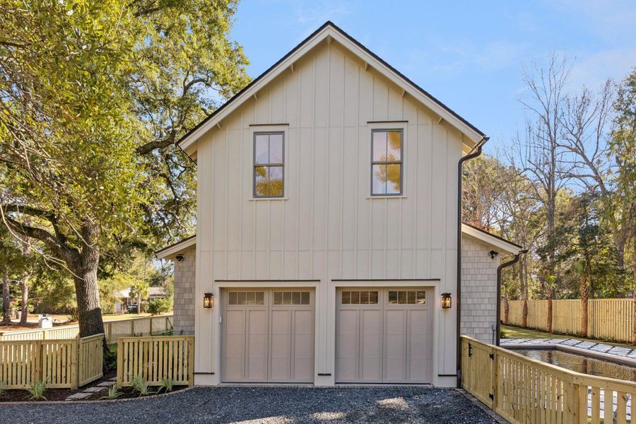Front exterior of a new home in , Mount Pleasant, SC, highlighting curb appeal (Image 31). Front exterior of a new home in , Mount Pleasant, SC, highlighting curb appeal (Image 31).