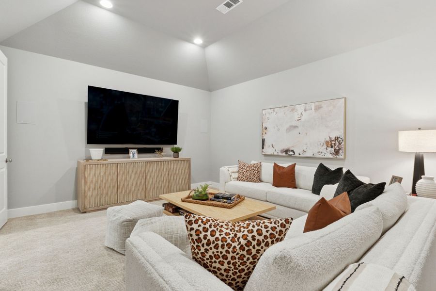 Plan 1578 Representative Photo - Media Room Plan 1578 Representative Photo - Media Room