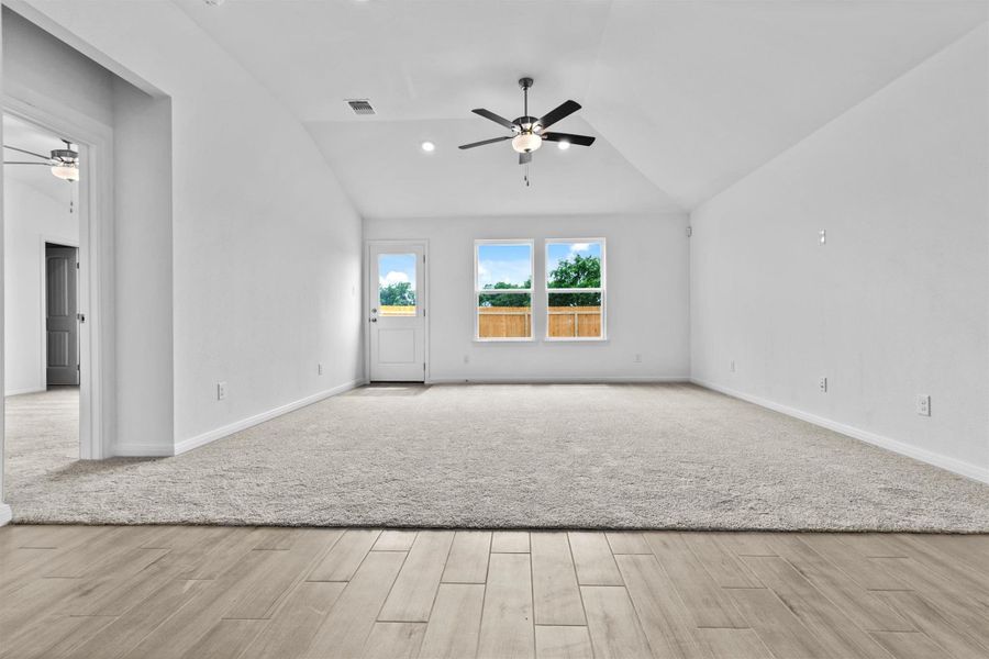 Spacious, unfurnished interior of a new home in Butler Farms, Liberty Hill (Image 27). Spacious, unfurnished interior of a new home in Butler Farms, Liberty Hill (Image 27).