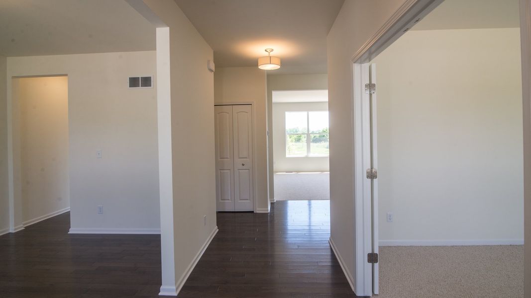 Representative unfurnished interior of a home built from the The Briarhaven III Side Entry by Norfolk Homes in Fosdick Glen of Saline, Saline (Image 48).