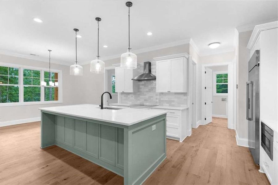 Furnished interior view inside a new home in , Cornelia (Image 57).