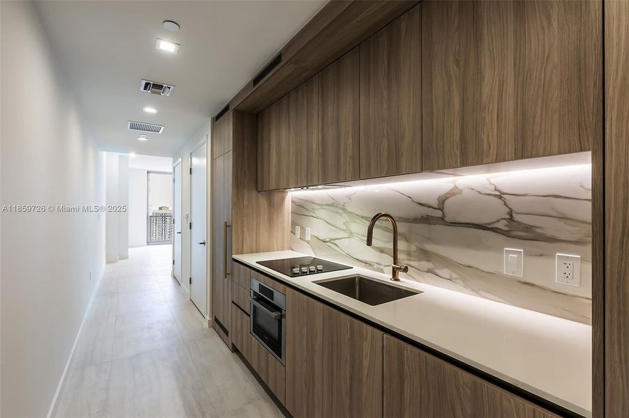 Furnished interior view inside a new home in , Miami (Image 9). Furnished interior view inside a new home in , Miami (Image 9).