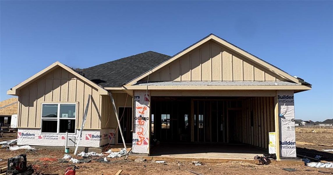 In-progress construction of a new home in , Abilene, TX (Image 4).