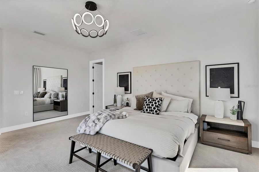 Furnished interior view inside a new home in Aqua Single Family Homes, Bradenton (Image 13).