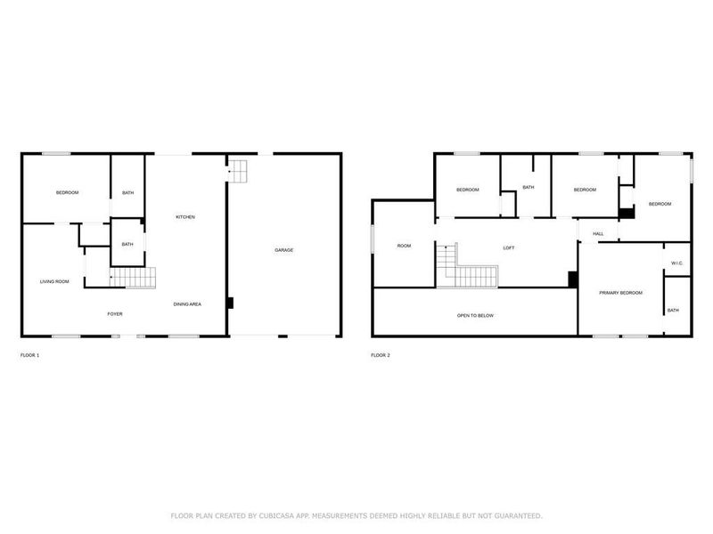 2D floor plan layout of this home in , McCaysville, GA (Image 2).
