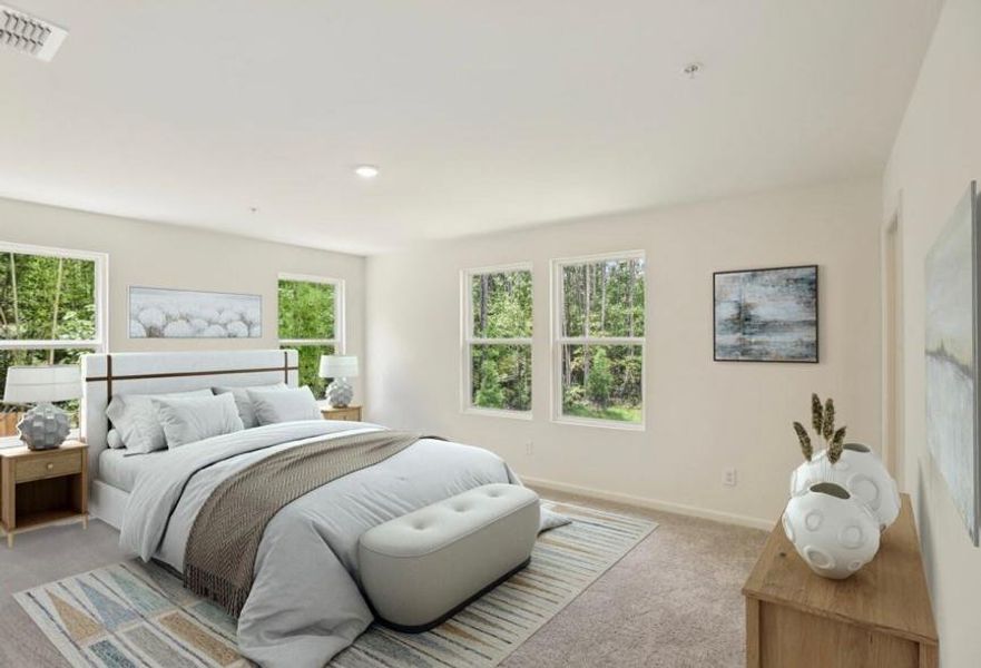 Furnished interior view inside a new home in Chestnut Grove, Douglasville (Image 4).