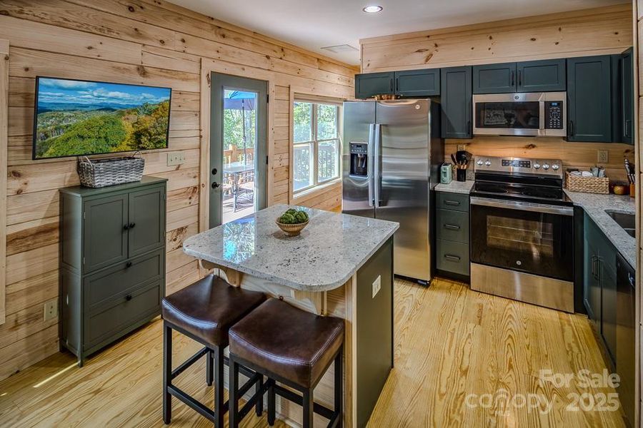 Furnished interior view inside a new home in , Beech Mountain (Image 13). Furnished interior view inside a new home in , Beech Mountain (Image 13).