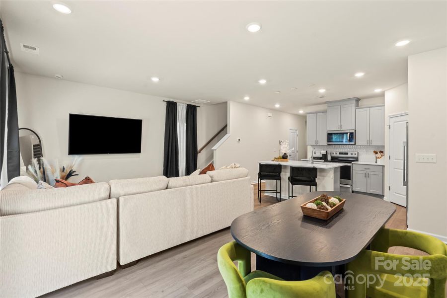 Furnished interior view inside a new home in , Fort Mill (Image 6).