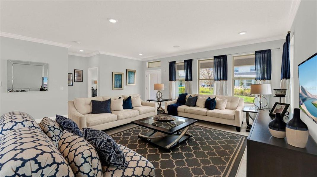 Furnished interior view inside a new home in Waterleigh, Winter Garden (Image 21).