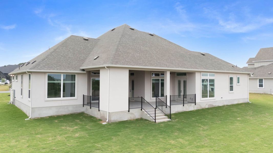 Exterior details and patio area of a home in Feathergrass, Florence (Image 39).
