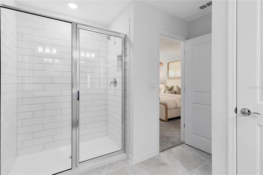 Furnished interior view inside a new home in Oviedo Square, Oviedo (Image 17).