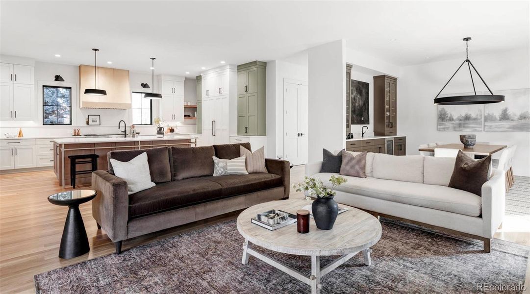 Furnished interior view inside a new home in , Denver (Image 35).