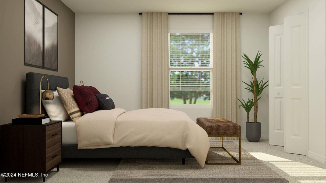 Furnished interior view inside a new home in Holstein Crossing, Green Cove Springs (Image 18).