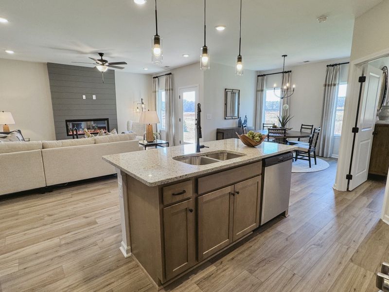 Furnished interior view inside a new home in Jackson Hills, Clarksville (Image 14).