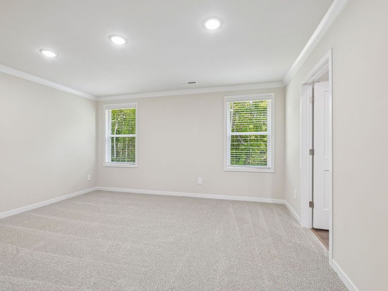 Spacious, unfurnished interior of a new home in Cadence Meadows, Zebulon (Image 16). Spacious, unfurnished interior of a new home in Cadence Meadows, Zebulon (Image 16).