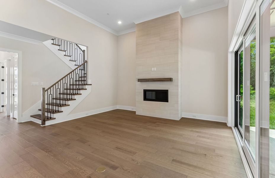 Representative unfurnished interior of a home built from the Harrington by John Wieland in Willow Ridge, Nolensville (Image 45).